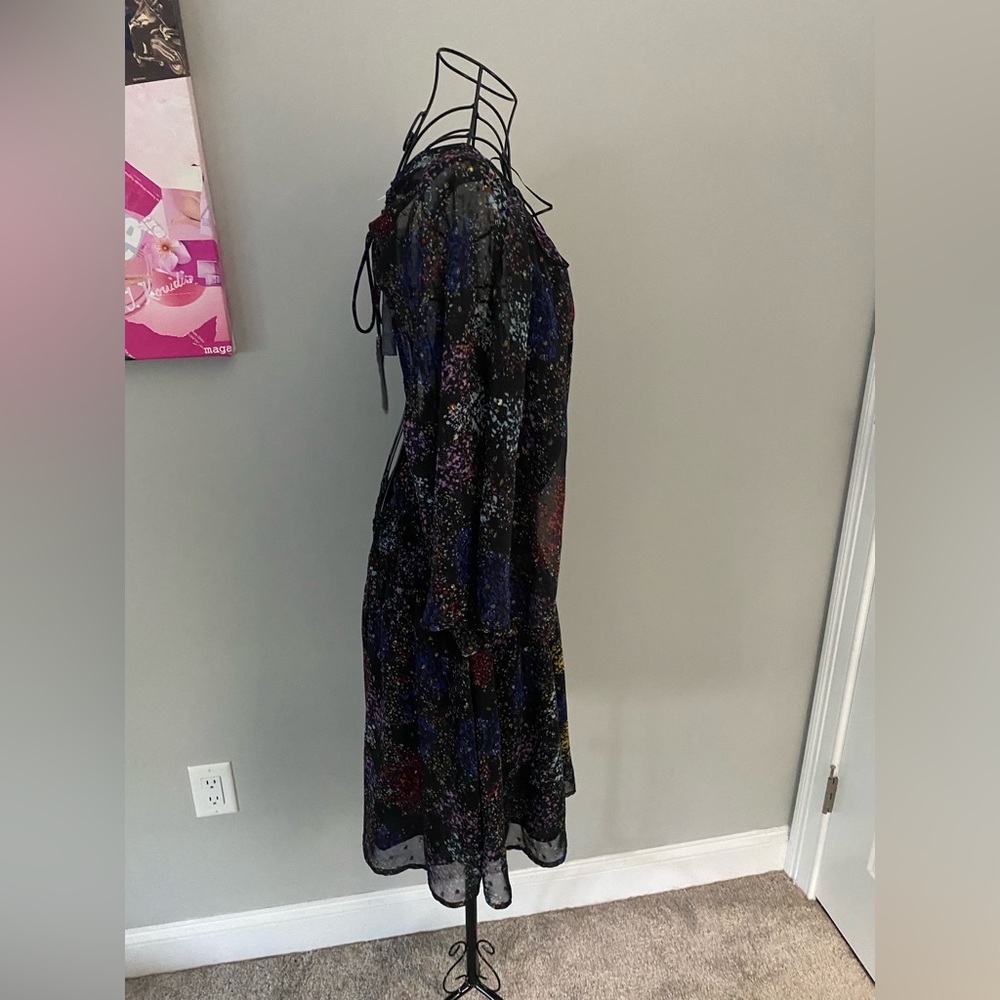 Free People! Anna Mini Chiffon Dress NWT! - Picture 9 of 10